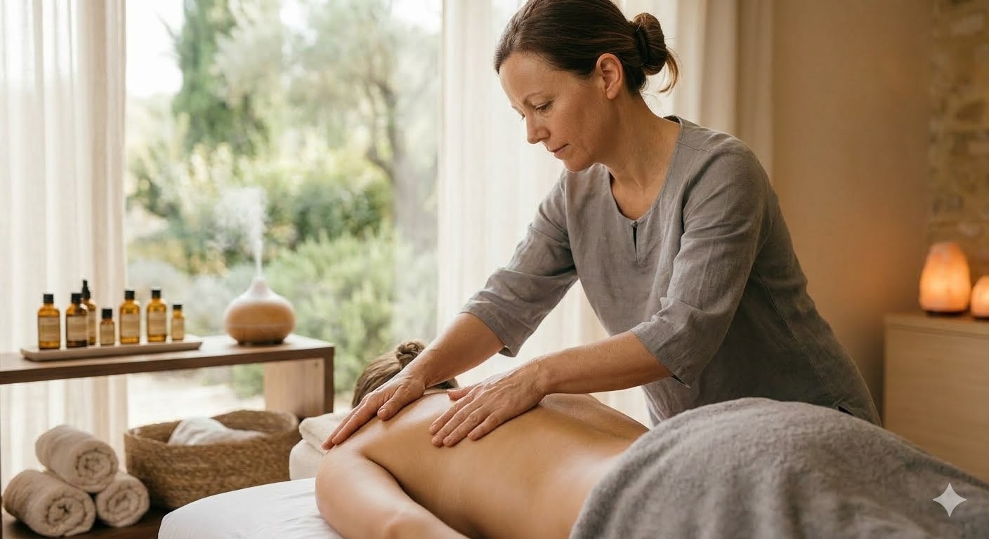 Massage du dos à domicile Var